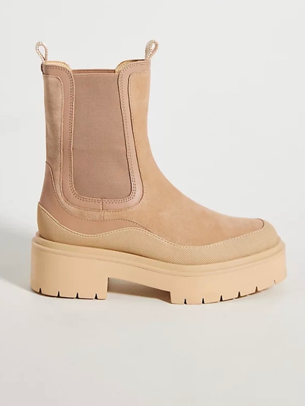Sam Edelman Lulia Lug Sole Boots In Neutral Brown Tan